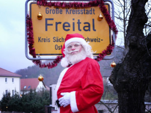 Weihnachtsmann in Freital