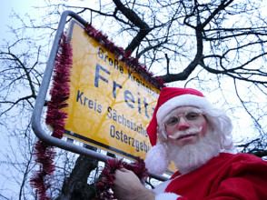Weihnachtsmann in Freital