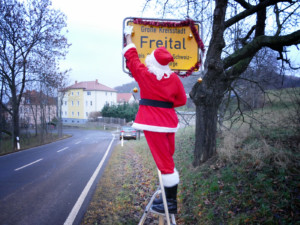 Weihnachtsmann in Freital
