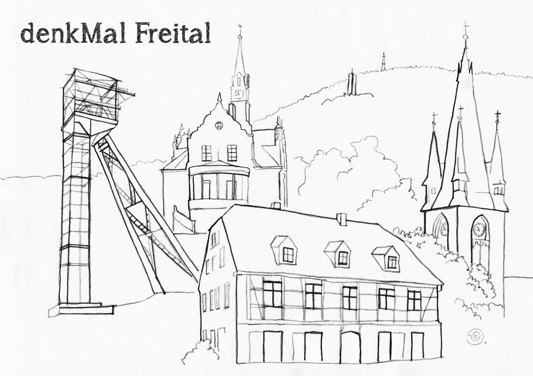 Ausmahlkarte 6 denkMAL Freital