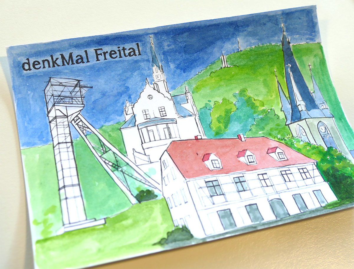 Ausmalkarte Freital