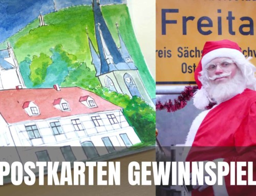 Gewinnspiel zur Postkarte DenkMalFreital